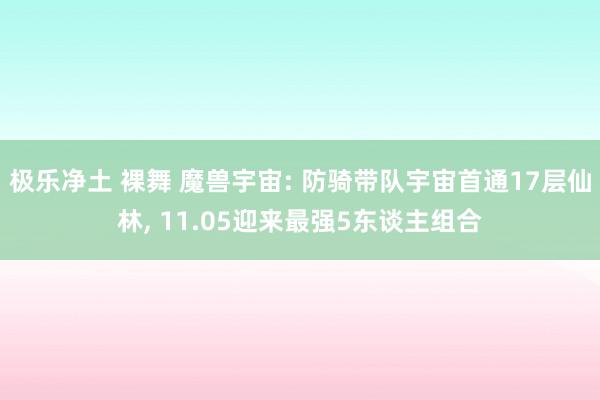 极乐净土 裸舞 魔兽宇宙: 防骑带队宇宙首通17层仙林， 11.05迎来最强5东谈主组合