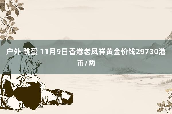 户外 跳蛋 11月9日香港老凤祥黄金价钱29730港币/两