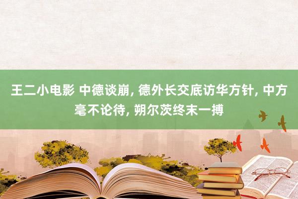 王二小电影 中德谈崩， 德外长交底访华方针， 中方毫不论待， 朔尔茨终末一搏